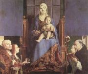 Antonello da Messina Sacra Conversazione (mk08) Norge oil painting reproduction
